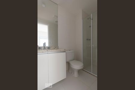 Banheiro Suíte de apartamento à venda com 1 quarto, 46m² em Várzea da Barra Funda, São Paulo