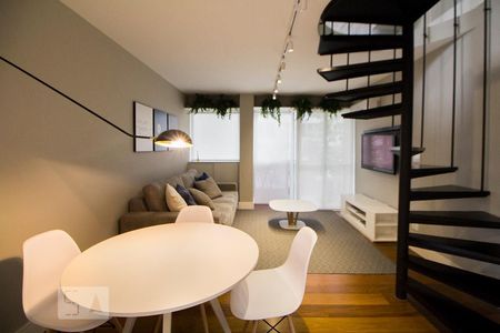 Sala de apartamento para alugar com 1 quarto, 65m² em Jardim Paulista, São Paulo