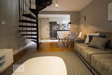 Sala de apartamento para alugar com 1 quarto, 65m² em Jardim Paulista, São Paulo