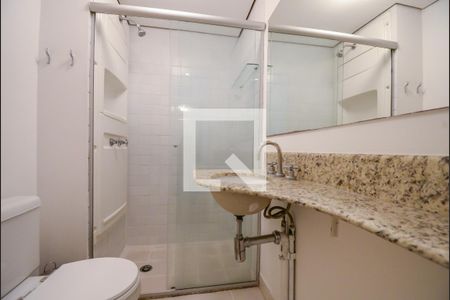 Banheiro da Suíte de apartamento para alugar com 1 quarto, 50m² em Cambuí, Campinas