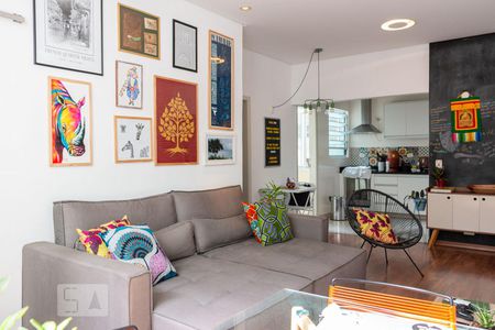 Apartamento à venda com 77m², 1 quarto e sem vagaSala