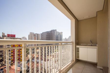 Varanda Gourmet de apartamento à venda com 1 quarto, 50m² em Centro, Campinas