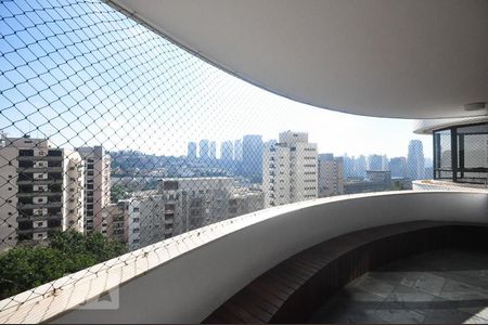 varanda de apartamento à venda com 4 quartos, 415m² em Real Parque, São Paulo