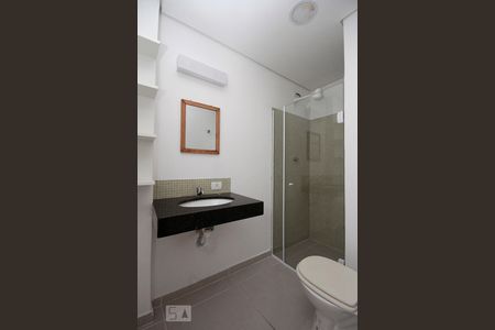 Banheiro de apartamento para alugar com 1 quarto, 42m² em Bela Vista, São Paulo