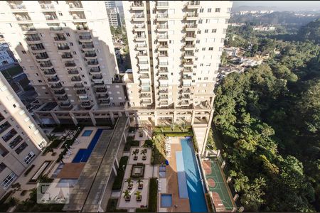 Vista do condominío de apartamento para alugar com 1 quarto, 50m² em Alphaville Conde Ii, Barueri