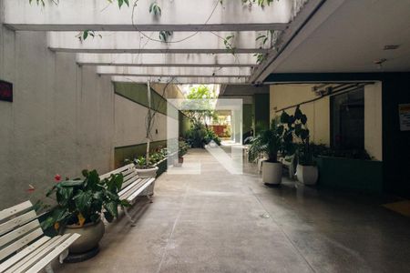Hall Social de kitnet/studio para alugar com 1 quarto, 34m² em Santa Cecília, São Paulo