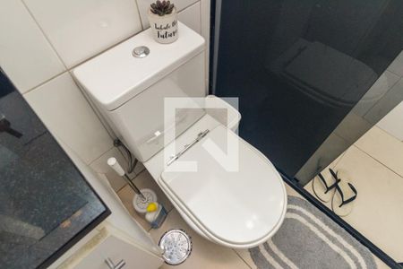 Banheiro de kitnet/studio para alugar com 1 quarto, 34m² em Santa Cecília, São Paulo