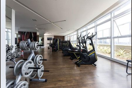 Apartamento para alugar com 52m², 1 quarto e 1 vaga Apartamento para alugar com 52m², 1 quarto e 1 vagaAcademia