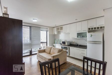 Sala de apartamento para alugar com 1 quarto, 45m² em Vila Clementino, São Paulo