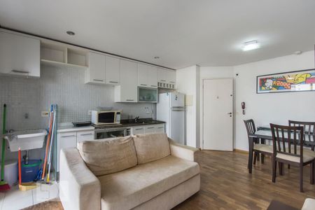 Sala de apartamento para alugar com 1 quarto, 45m² em Vila Clementino, São Paulo