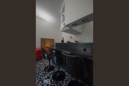 Sala/Cozinha de apartamento à venda com 1 quarto, 46m² em Indianópolis, São Paulo