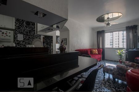 Sala de apartamento à venda com 1 quarto, 46m² em Indianópolis, São Paulo