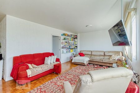 Sala de apartamento para alugar com 3 quartos, 123m² em Indianópolis, São Paulo