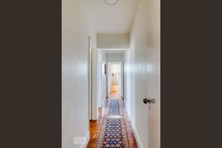 Corredor de apartamento para alugar com 3 quartos, 123m² em Indianópolis, São Paulo