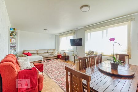 Sala de apartamento para alugar com 3 quartos, 123m² em Indianópolis, São Paulo