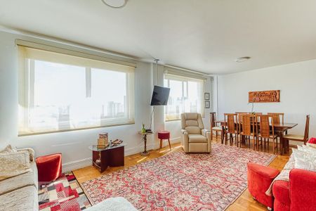 Sala de apartamento para alugar com 3 quartos, 123m² em Indianópolis, São Paulo