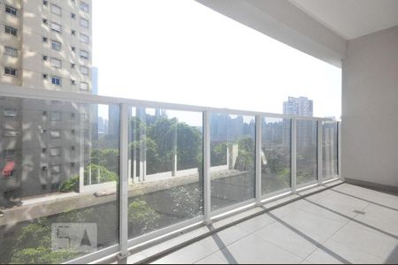 varanda de kitnet/studio para alugar com 1 quarto, 52m² em Vila Gertrudes, São Paulo