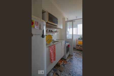Cozinha de apartamento à venda com 1 quarto, 35m² em Quinta da Paineira, São Paulo