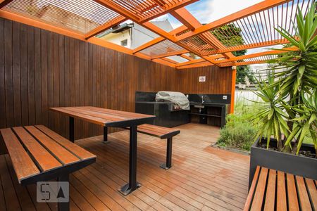 Apartamento à venda com 34m², 1 quarto e 1 vagaChurrasqueira 