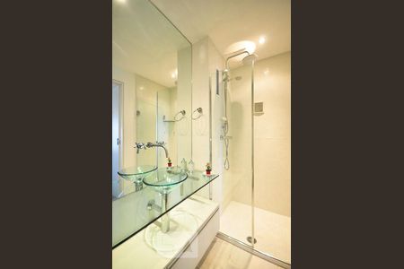 detalhe do banheiro suíte de apartamento à venda com 1 quarto, 70m² em Jardim Fonte do Morumbi, São Paulo