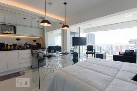 Quarto / cozinha de apartamento para alugar com 1 quarto, 35m² em Consolação, São Paulo