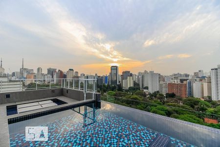 Apartamento para alugar com 35m², 1 quarto e 1 vagaPiscina