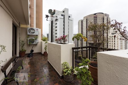 Apartamento para alugar com 100m², 1 quarto e 1 vagaVaranda da cobertura