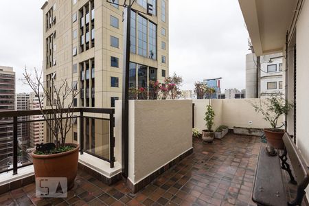 Apartamento para alugar com 100m², 1 quarto e 1 vagaVaranda da cobertura