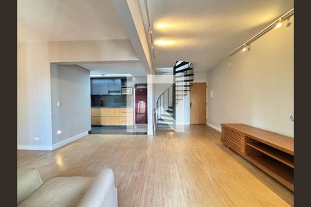 Sala de apartamento para alugar com 1 quarto, 95m² em Itaim Bibi, São Paulo