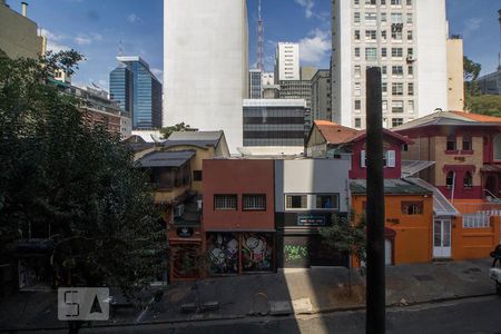 Vista do Quarto de apartamento para alugar com 1 quarto, 60m² em Consolação, São Paulo