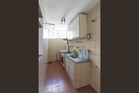 Cozinha de apartamento para alugar com 1 quarto, 40m² em Vila Buarque, São Paulo