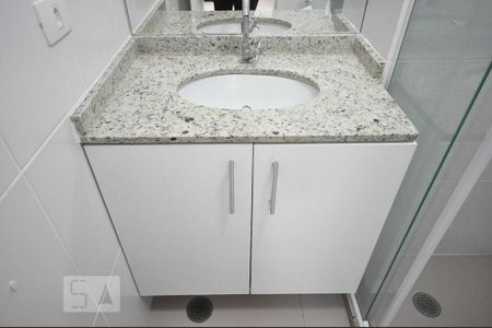 detalhe do banheiro de apartamento à venda com 1 quarto, 36m² em Jardim Ampliação, São Paulo