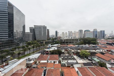 Vista de kitnet/studio à venda com 1 quarto, 33m² em Santo Amaro, São Paulo