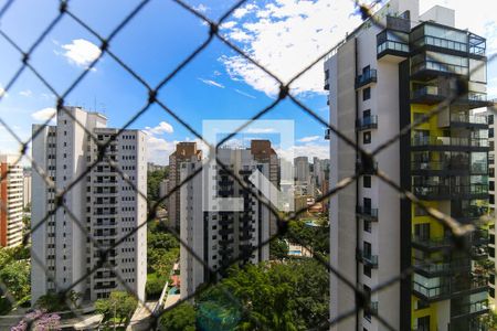 Vista da Sala de apartamento para alugar com 2 quartos, 120m² em Vila Andrade, São Paulo