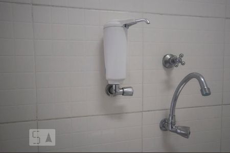 Cozinha de apartamento para alugar com 1 quarto, 75m² em Santo Amaro, São Paulo