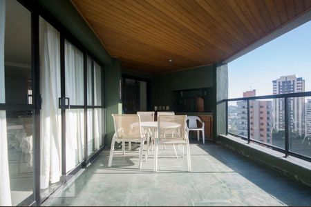 Varanda Gourmet de apartamento à venda com 4 quartos, 370m² em Vila Mascote, São Paulo