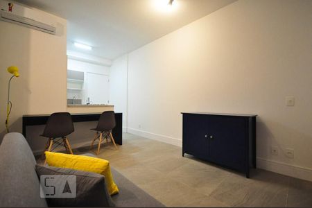 sala de kitnet/studio para alugar com 1 quarto, 41m² em Brooklin Paulista, São Paulo