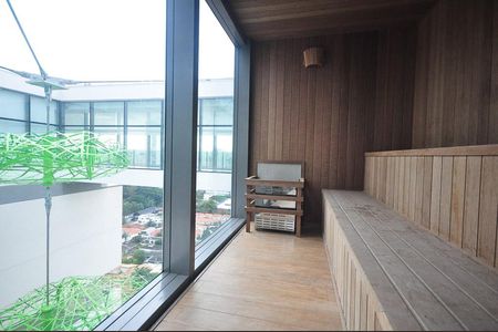 Studio para alugar com 41m², 1 quarto e 1 vagasauna