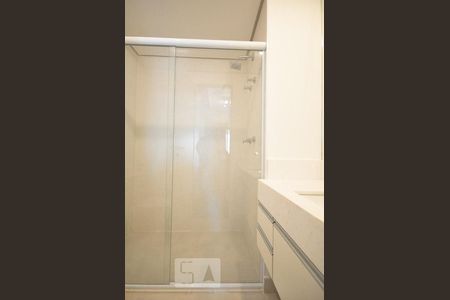 Studio para alugar com 41m², 1 quarto e 1 vagadetalhe do banheiro suíte 