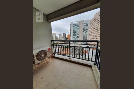 Varanda da Sala de apartamento à venda com 2 quartos, 51m² em Barra Funda, São Paulo