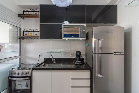 Cozinha de apartamento à venda com 2 quartos, 51m² em Barra Funda, São Paulo