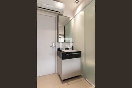 Studio para alugar com 36m², 1 quarto e 1 vaga Studio para alugar com 36m², 1 quarto e 1 vagaBanheiro