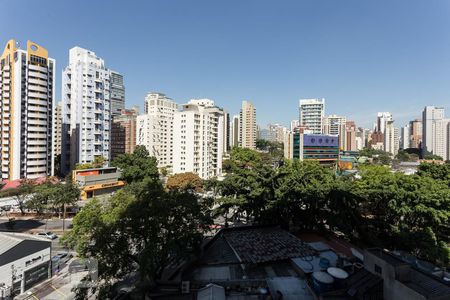 Vista de kitnet/studio para alugar com 1 quarto, 50m² em Vila Nova Conceição, São Paulo