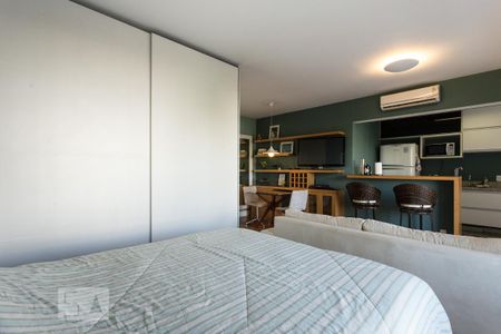 Sala - Quarto de kitnet/studio para alugar com 1 quarto, 50m² em Vila Nova Conceição, São Paulo