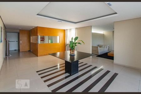 Apartamento à venda com 54m², 1 quarto e 2 vagasHall social