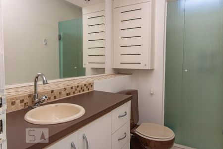 Banheiro de apartamento à venda com 1 quarto, 54m² em Vila Tramontano, São Paulo