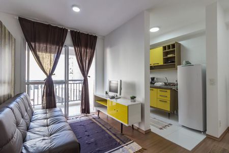 Sala de apartamento à venda com 1 quarto, 42m² em Centro, São Paulo