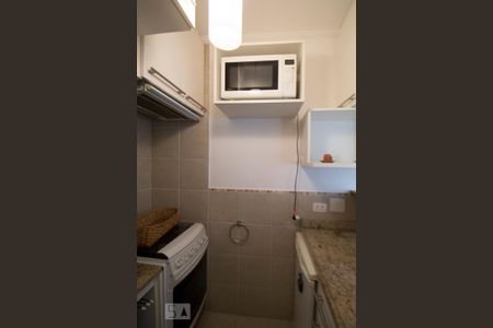 Cozinha de apartamento à venda com 1 quarto, 41m² em Jardim Paulista, São Paulo
