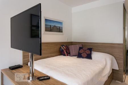 Quarto - Sala de kitnet/studio para alugar com 1 quarto, 28m² em Vila Olímpia, São Paulo