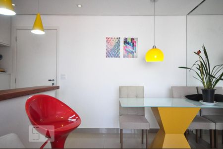Apartamento para alugar com 58m², 2 quartos e 1 vagadetalhe da sala